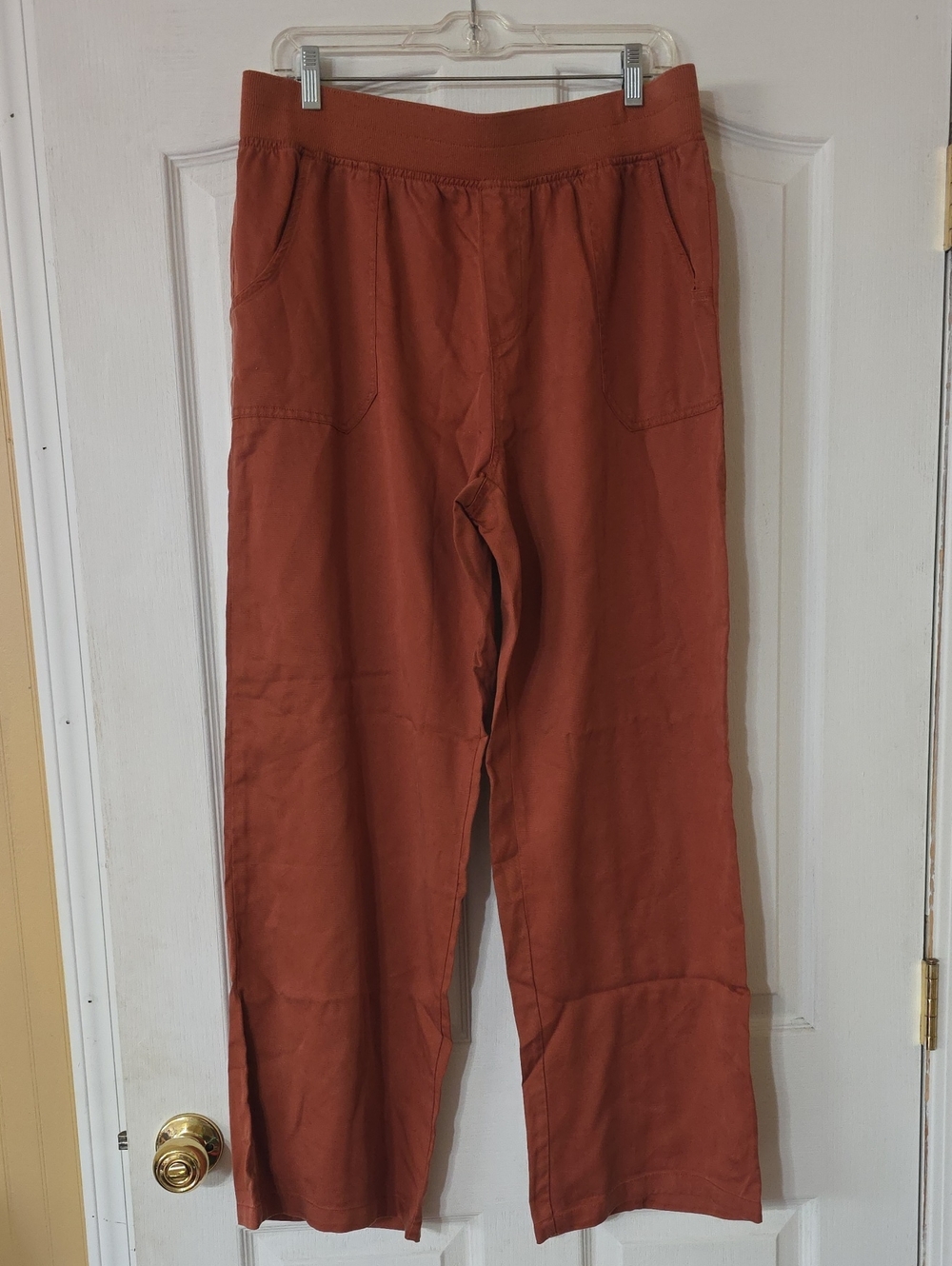 NorthStyle Wide-Leg Women's Pants in Rust